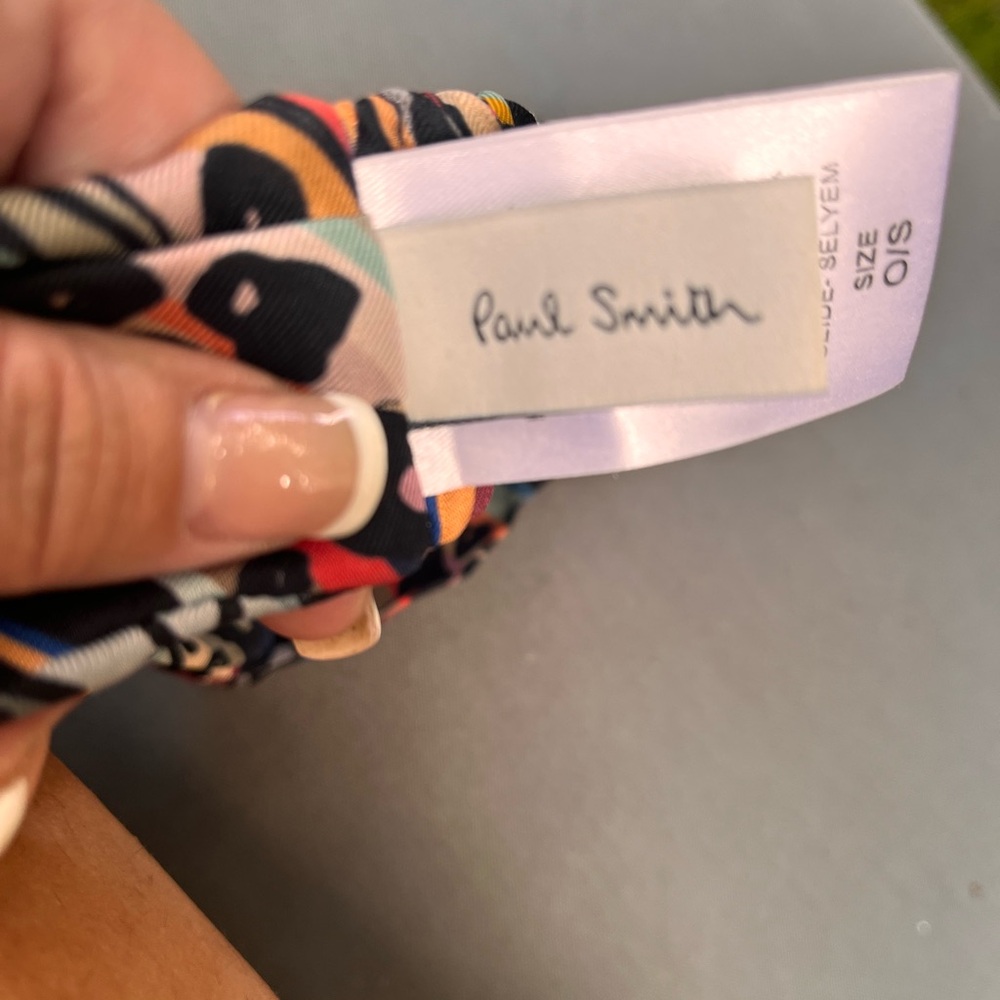 Paul Smith Silk Elasticized Headband - Picture 5 of 5
